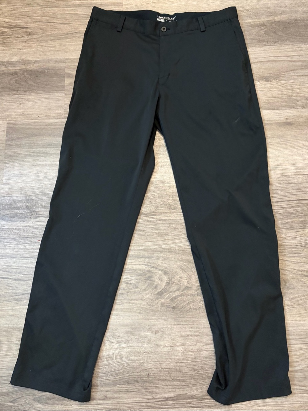 Nike Men's Black Chinos - Straight Leg - Golf Pants